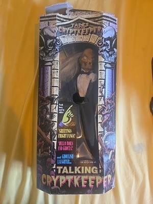 Vintage Tales From The Crypt Crypt Keeper Talking Doll Unused In Original Box!