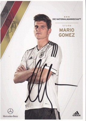 Autogramm - Mario Gomez (DFB AK 2012)