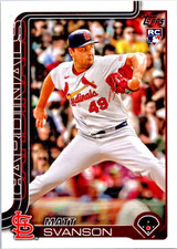 Matt Svanson RC 2025 Topps Update Series Free Shipping #US293 St Louis Cardinals