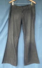 LUCKY BRAND 10 Gray Denim Jeans $225 Retail 31.75 inseam MADE IN USA Rarely Worn