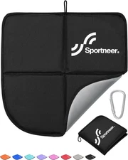 Sportneer Sitting Pad, Lightweight Waterproof Folding Seat Pad 1 PC, Black 