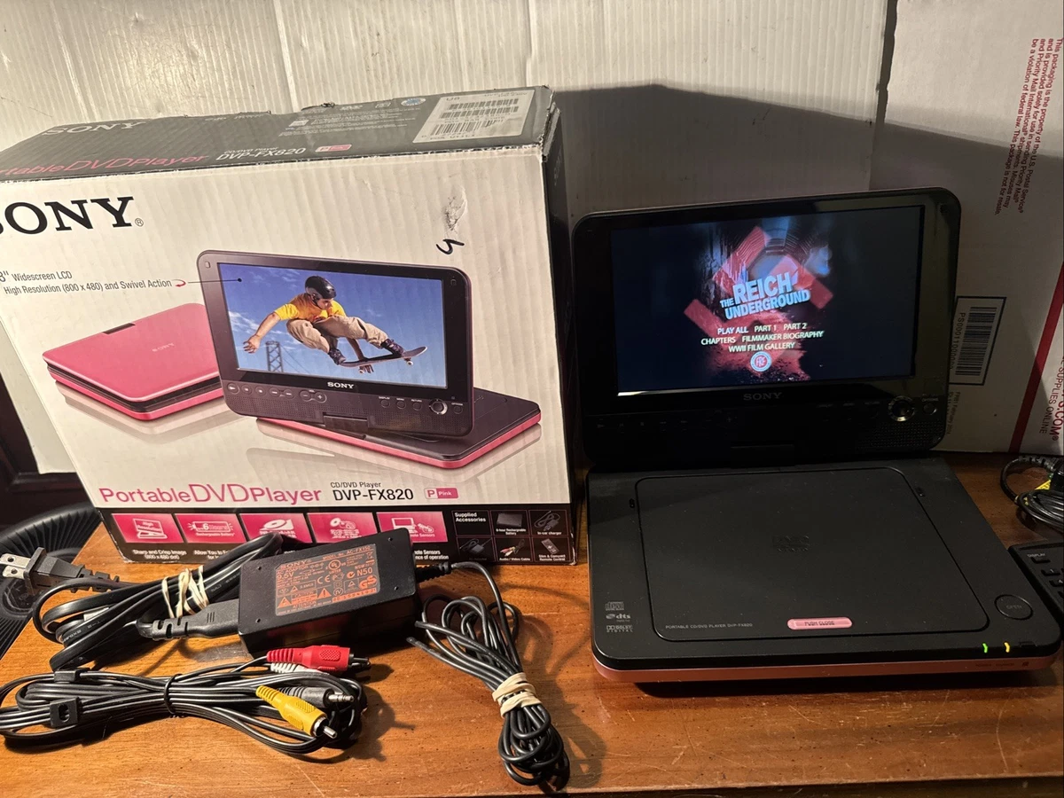 Sony dvdプレーヤーピンク SONY DVP-FX780 ピンク ポータブルDVD