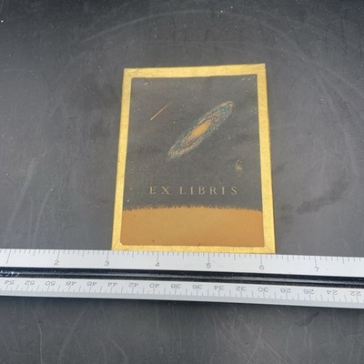 Vintage Antioch Bookplates Ex Libris Spiral  Galaxy [37 count] 4x3 Gumming