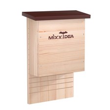 MIXXIDEA Bat House Bat Box Double Chamber Outdoor House Nursery Bat Shelter H...