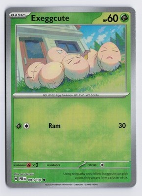 Exeggcute (Poke Ball Pattern) - PRE #001/131 SV: Prismatic Evolutions Holo LP