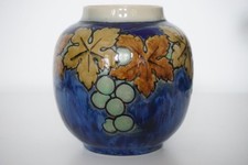 Royal Doulton Lambeth Art Nouveau Vase - 'New Style' - Bessie Newberry - c.1912