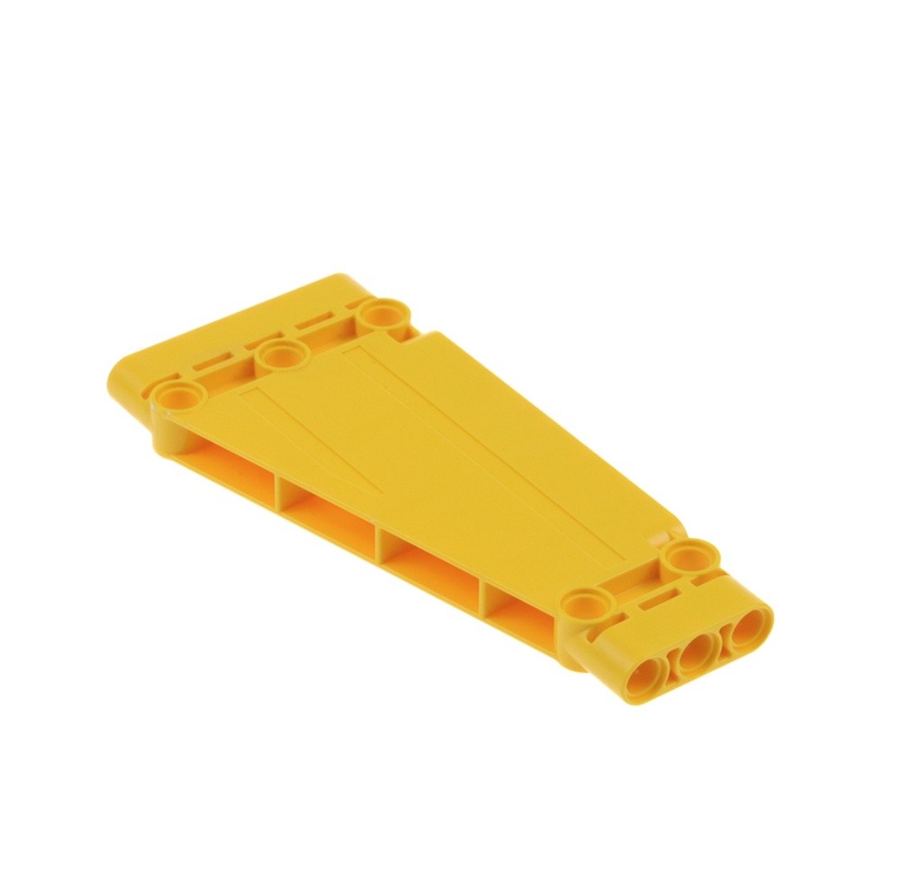 1X Lego Technic Panel Plate Cover 5X11X1 Yellow Slanted 6310998 18945