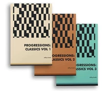 Jeffrey Kunde Progressions Classics Volume 1 - 3 Bundle Play Classic Chord NEW