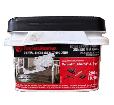 FastenMaster Universal Hidden Deck Fastening System