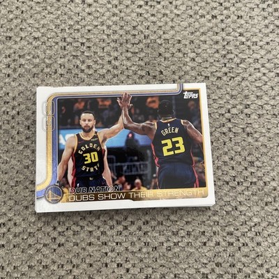 Dub Nation 2025 Topps Basketball #291 Warriors Checklist