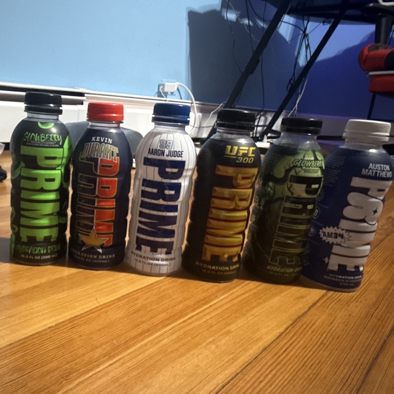 PRIME Hydration Drink Assorted Bottles Lot, Multi-Color, 16.9 fl oz !Get All!