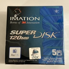 Imation Super 120 MB 3.5" Floppy Disk New NIB Sealed