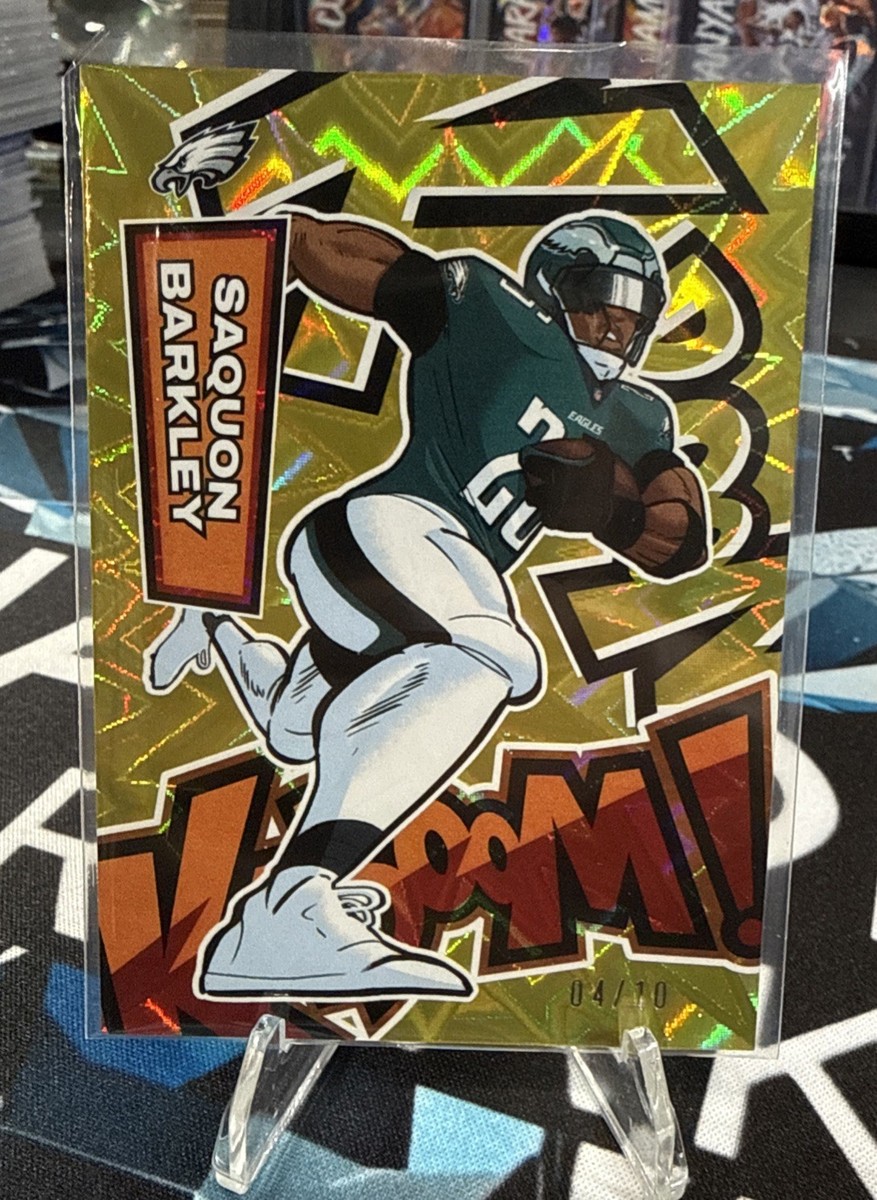 2025 Absolute Saquon Barkley GOLD Kaboom - Vertical SSP #22 Eagles