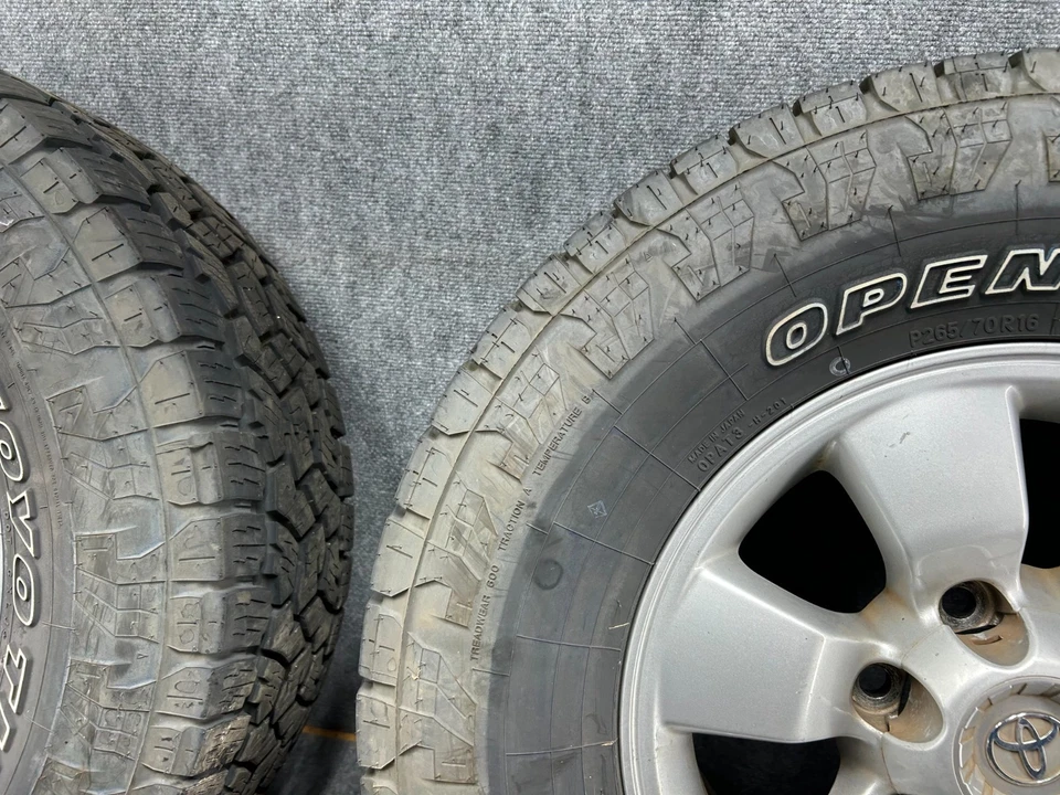 TOYOTA 4RUNNER SR5 03-09 OEM WHEEL RIM 16" 16X7 W/ TIRE P265/70R16 SET OF 4 133K - Image 4 of 4