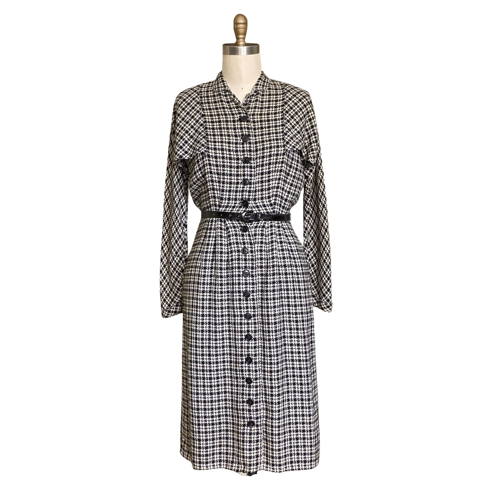 Wool Blend 1940s Vintage Dresses for Women