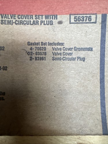 Fel-Pro VS50173R Valve Cover Gasket Set For 1987-00 Chrysler 3.0L V6 - Picture 4 of 5