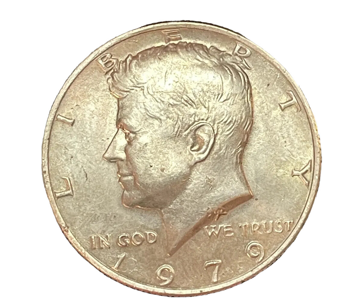 ERROR 1979 KENNEDY HALF DOLLAR MAJOR DD CUD OBVERSE REVERSE Grease