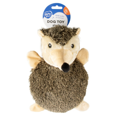 Duvo+ Hundespielzeug Igel aus Plsch, quietschend, braun, Kuscheltier fr  Hunde | eBay.de