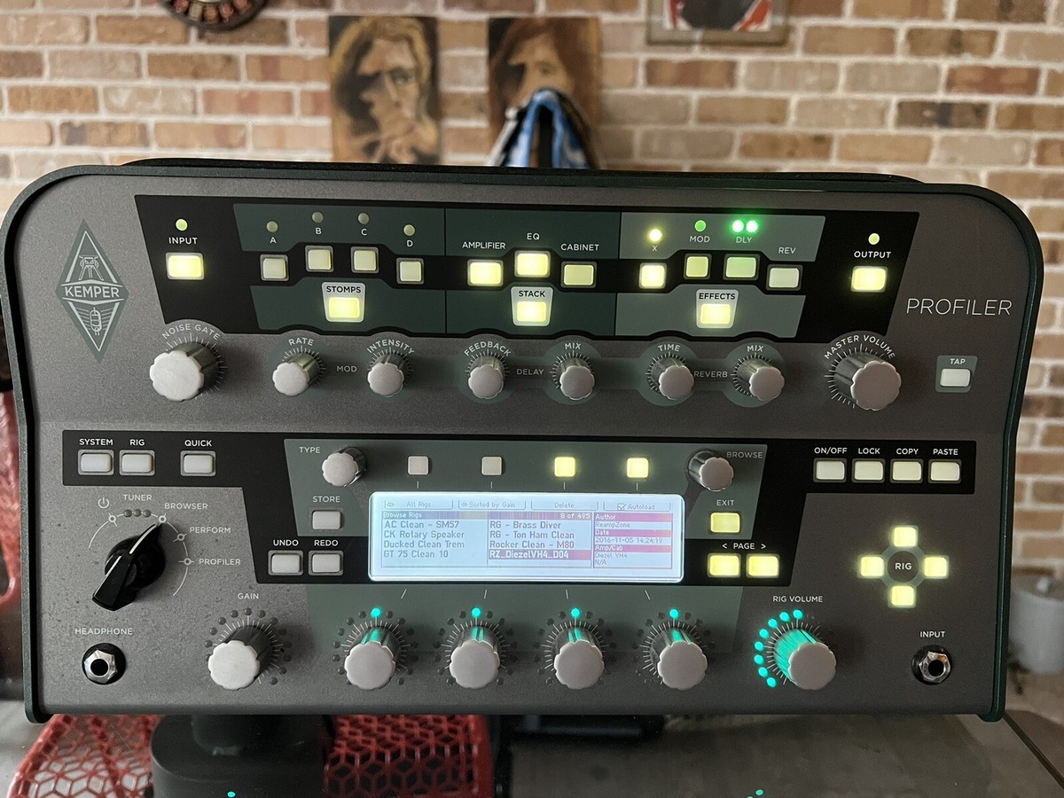 Kemper Profiler Guitar Amplifier Head - Black (unpowered Kemper Profiler Guitar Amplifier Head - Black (unpowered