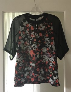 bcbg sheer top