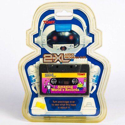 MOC Tomy Tiger 2-XL sprechendes Band Roboter Programm Kassette - erstaunliche Weltrekorde