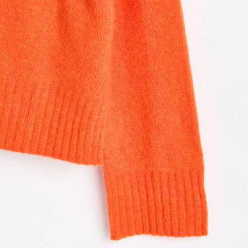 BNWT: Orange Funnel Neck Knitted Jumper from Oliver Bonas: Size: 14: Orange - Picture 4 of 5