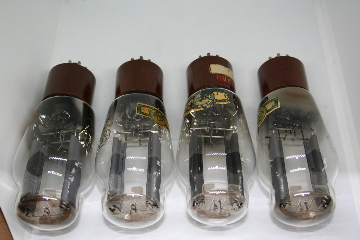 Paire De Tubes Redresseurs 5X4 FIVRE NOS Military Grade - Fabriqués En Italie