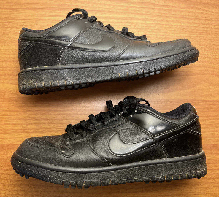 Nike Dunk Low Black Golf NG Men's Size 7 Cleats Sneakers Shoes