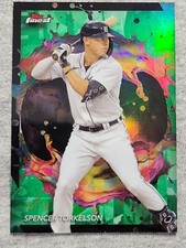 2024 Topps Finest Rare Base Green Refractor Spencer Torkelson Tigers 15/25