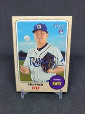 Chih-Wei Hu 2017 Topps Heritage High Number RC ROOKIE #645