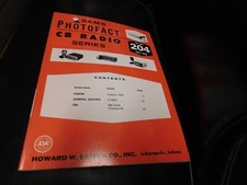 Sams Photofact CB Radio Series Servicing Data Repair Magazine CB-204