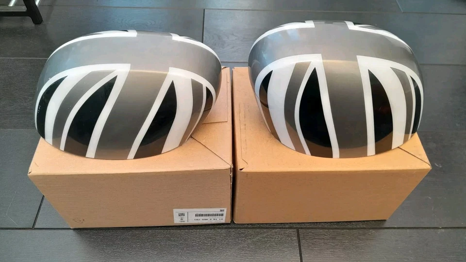 Mini Clubman F54 copri specchietto originale Black Jack Union Jack 51162465790/1 - Immagine 3 di 4