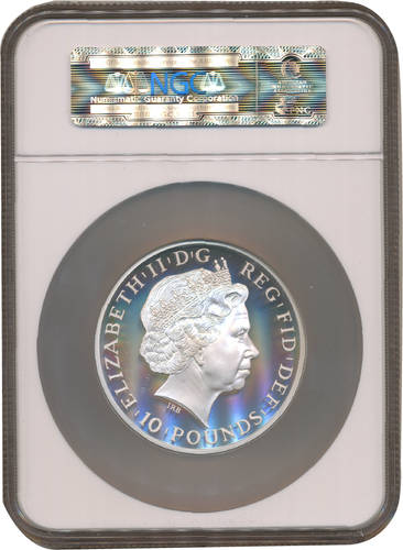 2013 G. Britain 5oz .999 Fine Silver BRITANNIA NGC PF69 Ultra Cameo With COA - Picture 3 of 3