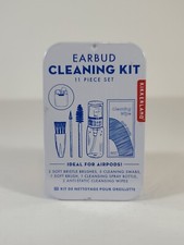 Kikkerland Earbud Cleaning Kit 11 Piece Set for Apple Airpods Headset Earphones