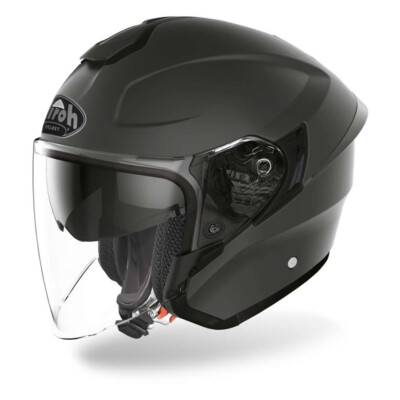 CASCO JET AIROH H.20 MC Nero Solid
