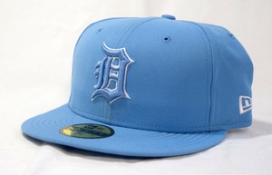 baby blue fitted hat