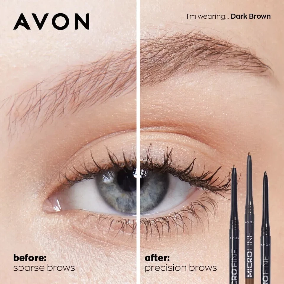 Avon Micro Fine Twist Up Brow Definer Pencil 0.13g | Set of 2 |Various Shades - Image 2 of 4