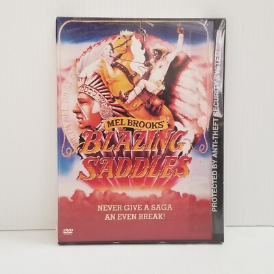 NEW SEALED 1997  Blazing Saddles Mel Brooks DVD Never Give A Saga An Even Break