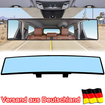 Groß 300mm Autoinnenraum Anti-Blendung Rückspiegel Toter Winkel Spiegel Innen