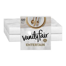 Vanity Fair Entertain Paper Napkins, 320 Count, Disposable Napkins Made For E...