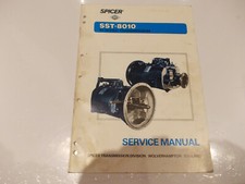 Spicer SST-8010 Gearbox Service Manual ERF Foden Leyland Scammell Seddon Guy 