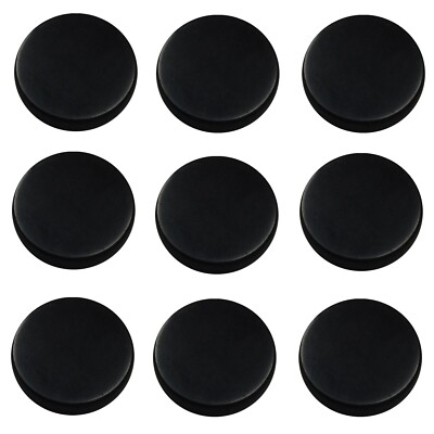 Shungite World Unpolished Shungite Stone Sticker - Round, 50mm (1.96 Inch) Diameter