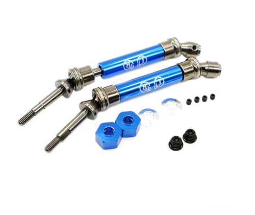 Aluminum metal Upgrade part Kit Fit For TRAXXAS SLASH 4x4 1/10 RC Car Truck Blue - Picture 4 of 66