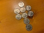 Lot of Nine Kennedy Half Dollars Dated in the 1970's — photo 2