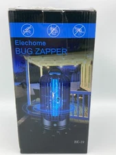 Bug Zapper for Indoor Outdoor, Rechargeable Mosquito Zapper with 3600V High