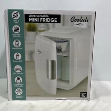 Cooluli Classic 4 Liter Portable Compact Multipurpose Cooler Warmer Mini Fridge