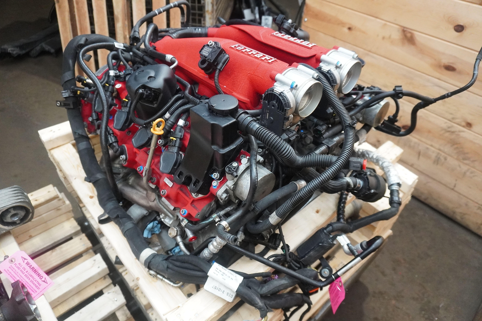 Engine Motor Ferrari California T 3.9L V8 Turbo F154BB 315544 Complete Dropout