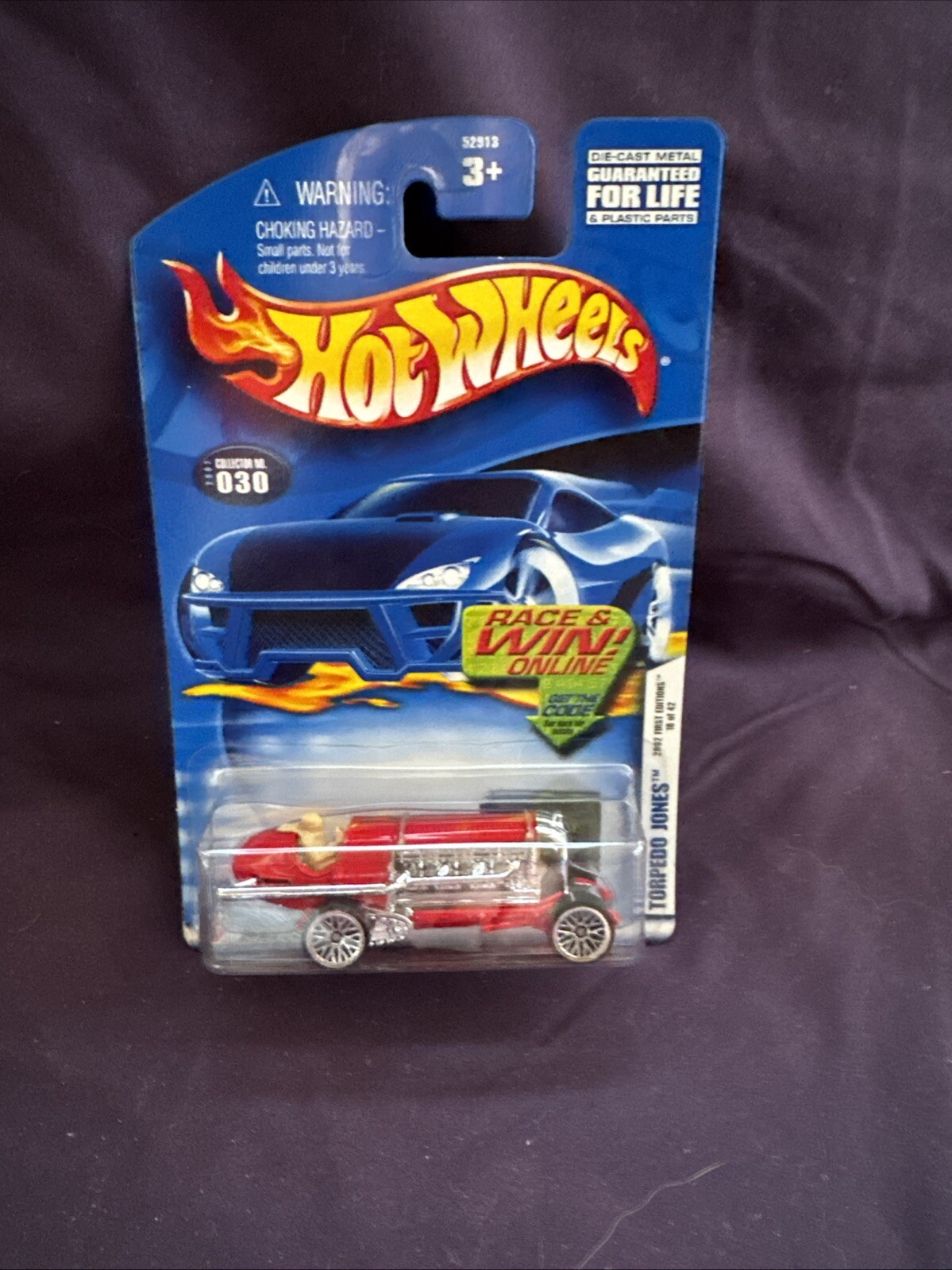Hot Wheels Torpedo Jones Diecast Car