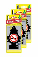 Little Trees Hanging Car and Home Air Freshener, No Smoking Scent - Pack of 3