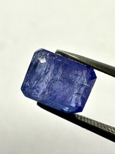 Violetto tanzanite Gemma, Natural Sfaccettato loose gemstone 3.6Ct 8x7 MM